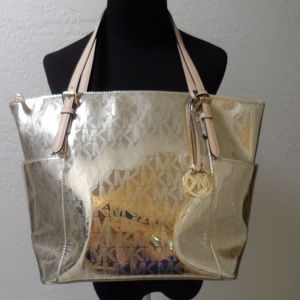 Michael Kors Gold Tote